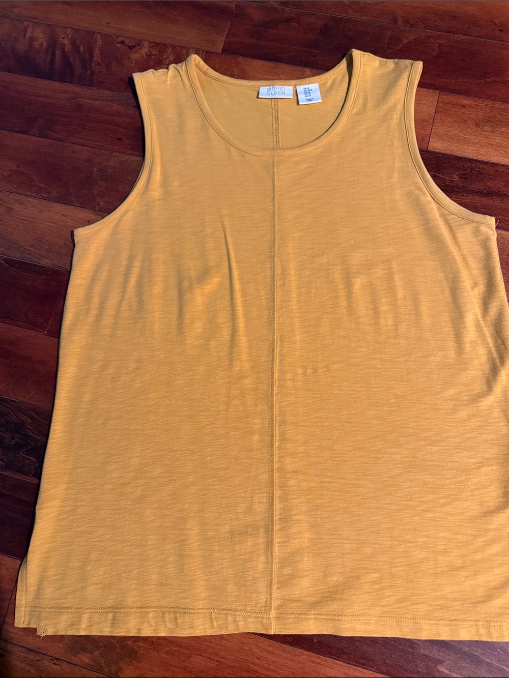 Gold tank top